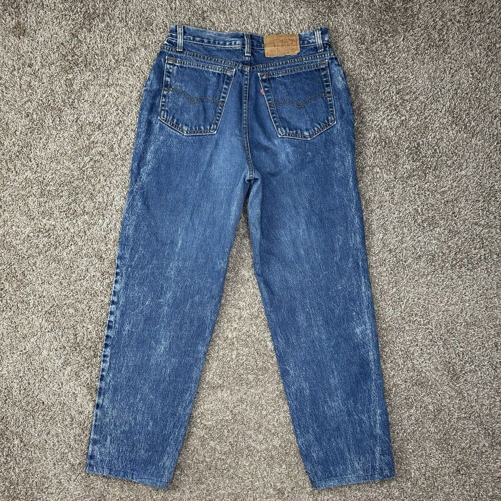 Vintage LEVI'S Women's Acid Wash 16505-1212 High Waisted Jeans 30x27 - Picture 14 of 16